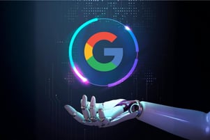 How does Google respond when it detects AI-generated content?